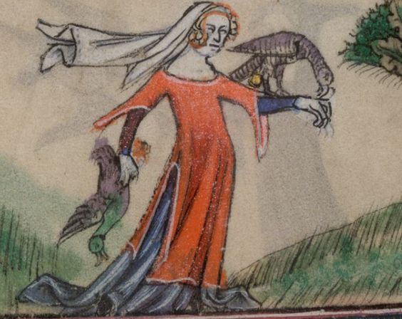 Falknerin Mittelalter