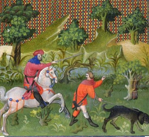 Jagd Mittelalter Hund