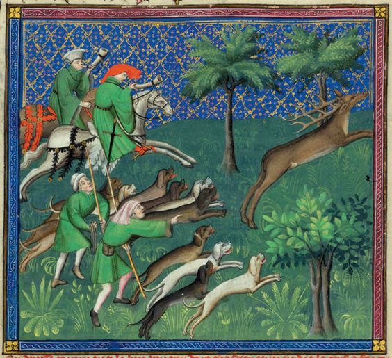 Jagd Mittelalter Rotwild