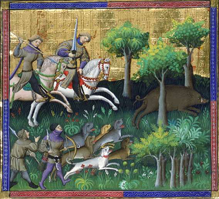 Jagd Mittelalter Schwarzwild