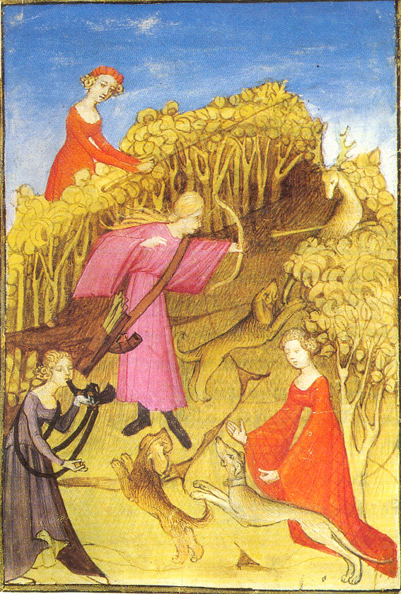 Medieval_women_hunting