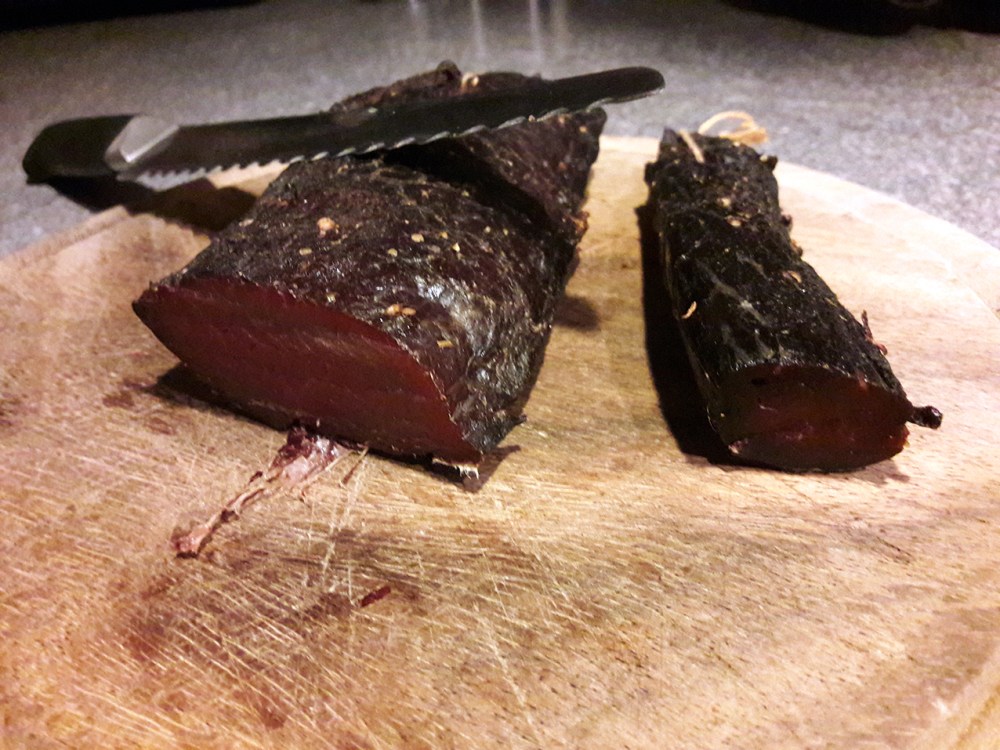 Geräucherter Wildschweinschinken